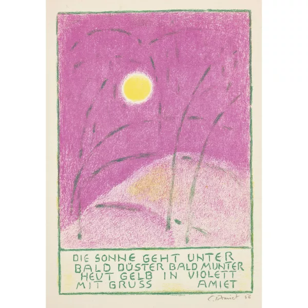 Cuno Amiet — "Sonnenuntergang".