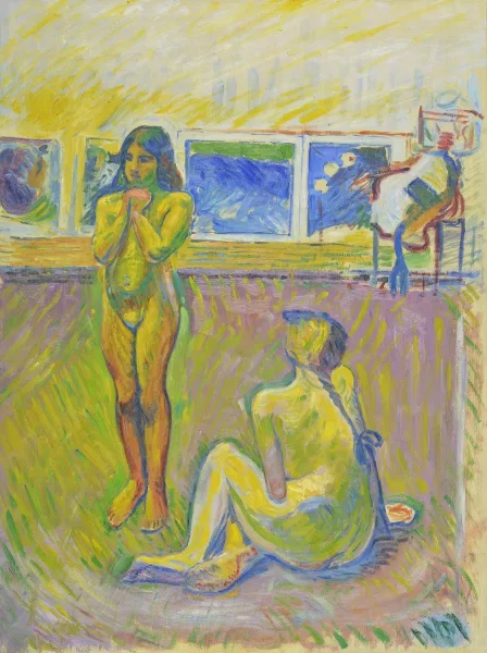 Cuno Amiet — Deux fillettes nues