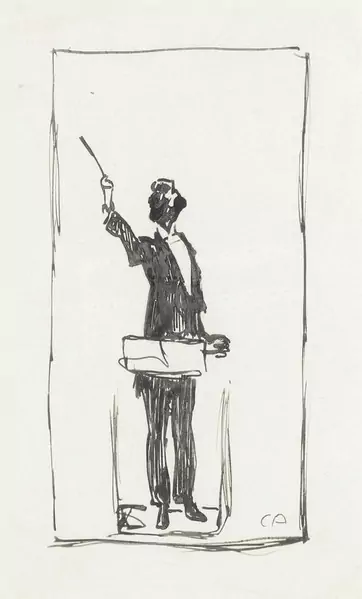 CUNO AMIET — Der Dirigent. — Koller Auktionen