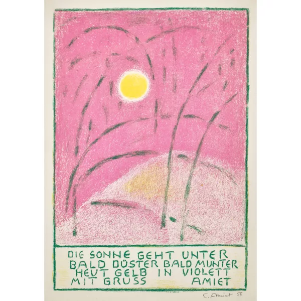 Cuno Amiet — "Sonnenuntergang".