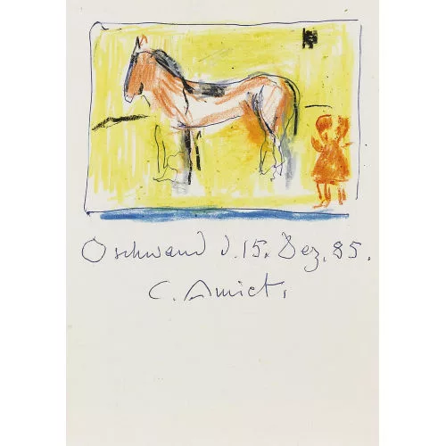 Cuno Amiet — Kind mit Pferd.