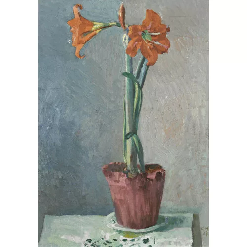 Cuno Amiet — Stillleben mit Amaryllis.