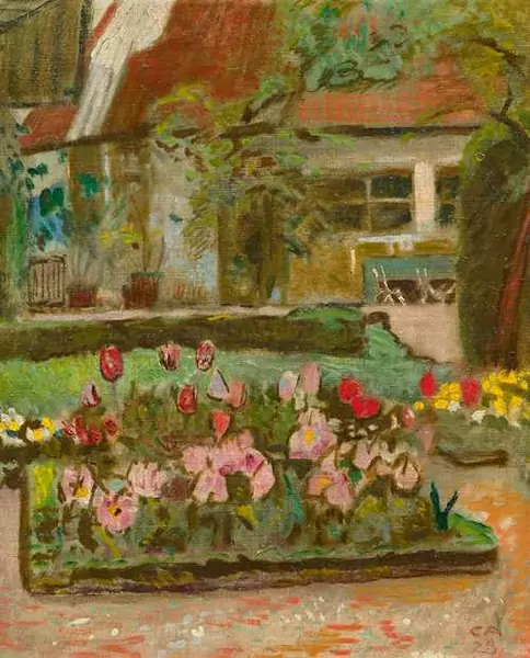 CUNO AMIET — Garden with atelier. 1928. — Koller Auktionen