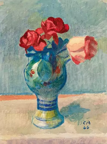 CUNO AMIET — Rosenstrauss. 1946. — Koller Auktionen