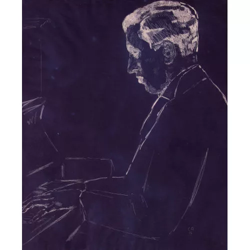 Cuno Amiet — Klavierspieler.
