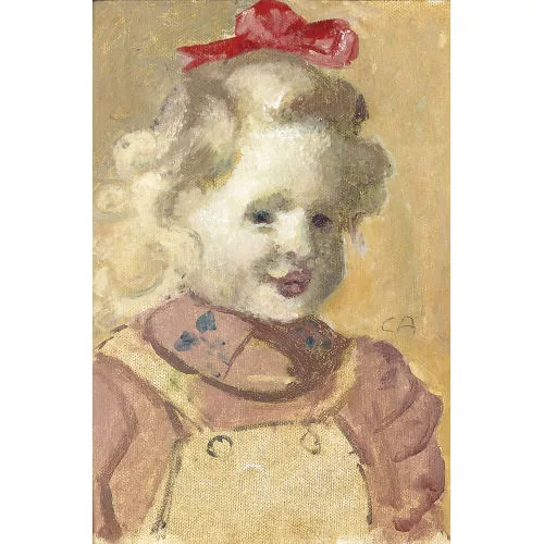 Cuno Amiet — Bildnis von Christine Hesse im Alter von drei Jahren.