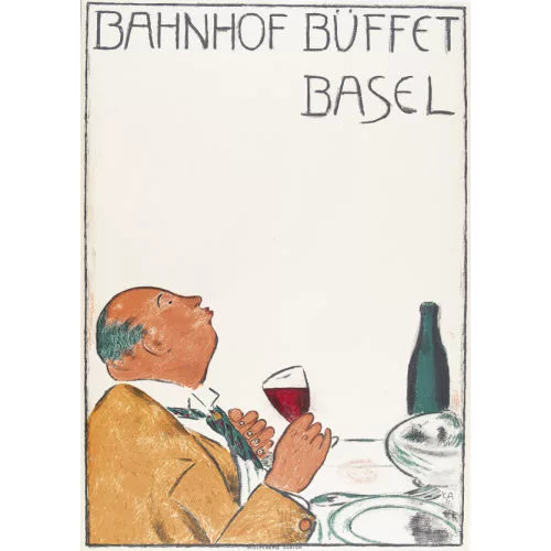 Cuno Amiet — "Bahnhof Büffet Basel".