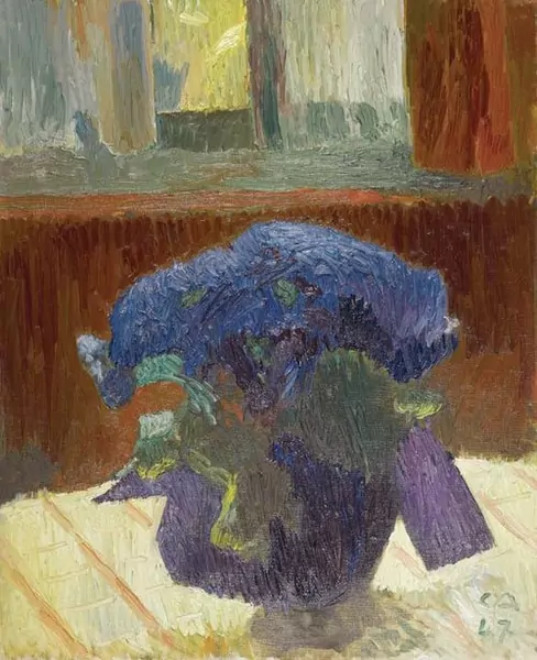 CUNO AMIET — Stilleben mit Blumen. — Koller Auktionen