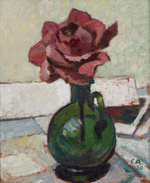 Cuno Amiet — Nature morte à la rose