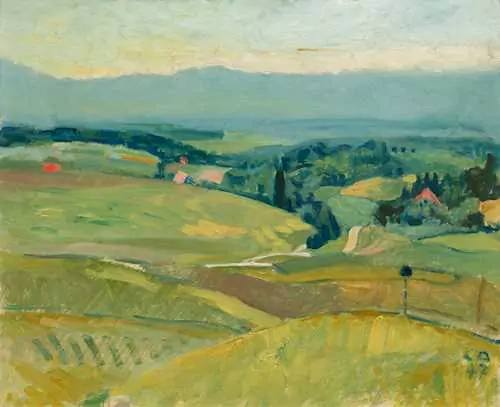 CUNO AMIET — Landscape. 1947. — Koller Auktionen