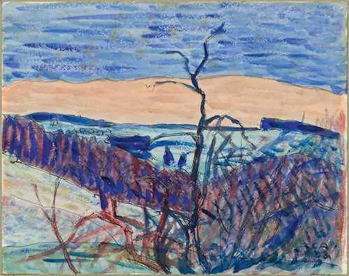 CUNO AMIET — Nocturnal landscape 1943. — Koller Auktionen