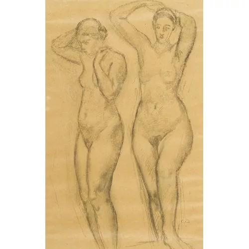 Cuno Amiet — Zwei stehende Frauen.