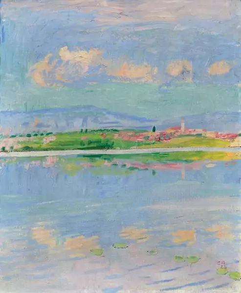 CUNO AMIET — Aeschi mit Wasseramt. 1924. — Koller Auktionen