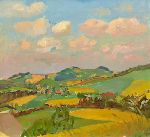 CUNO AMIET — Sommerlandschaft. Vor 1934. — Koller Auktionen
