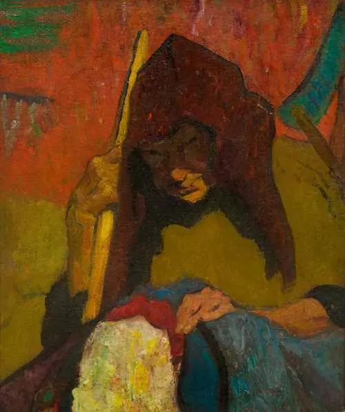 CUNO AMIET — Vieille Bretonne au soleil. Um 1893. — Koller Auktionen