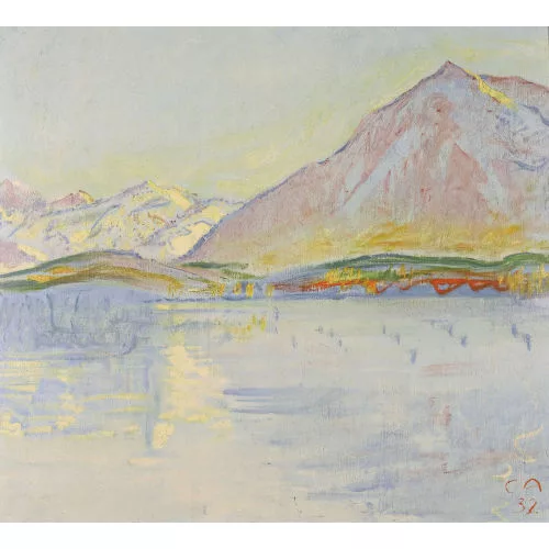 Cuno Amiet — Thunersee mit Niesen.
