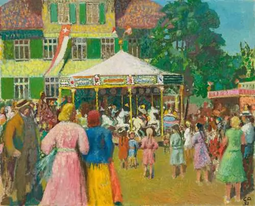 CUNO AMIET — Solothurn parish festival. 1931. — Koller Auktionen