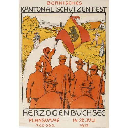 Cuno Amiet — "Bernisches Kantonales Schützenfest Herzogenbuchsee 1912".
