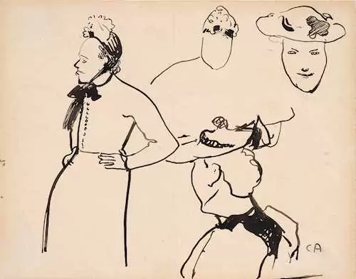 CUNO AMIET — Frauen in Trachten. Um 1915. — Koller Auktionen