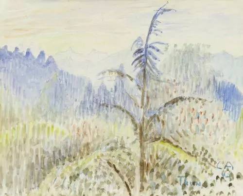 CUNO AMIET — Berglandschaft in der Umgebung von Thun. 1943. — Koller Auktionen