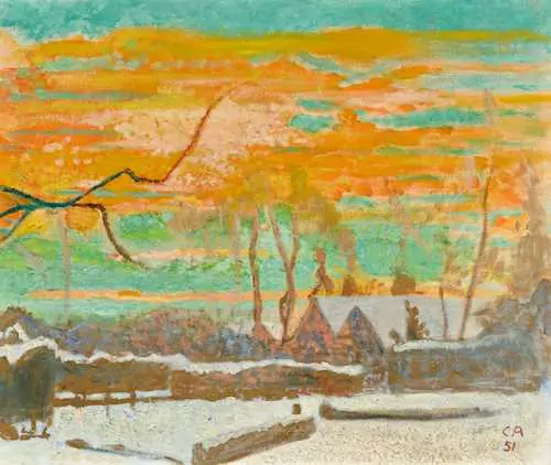 CUNO AMIET — Winter evening. 1951. — Koller Auktionen