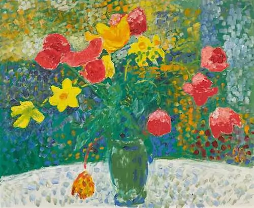 CUNO AMIET — Frühlingsblumen. 1959. — Koller Auktionen