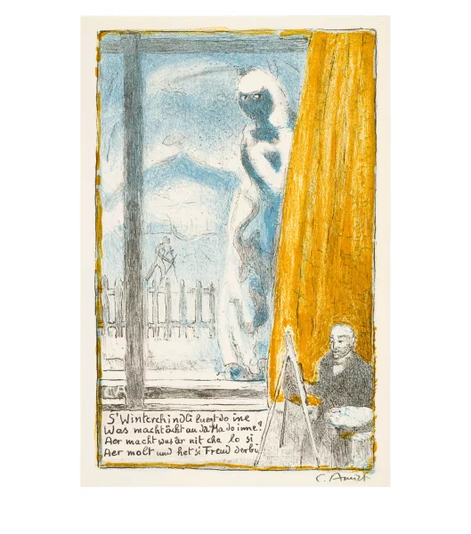 Cuno Amiet — Sammelnummer von 3 Neujahrsblättern