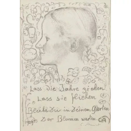 Cuno Amiet — "Mädchen im Profil".