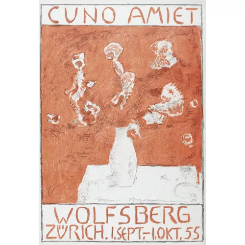 Cuno Amiet — "Cuno Amiet Wolfsberg 1955".