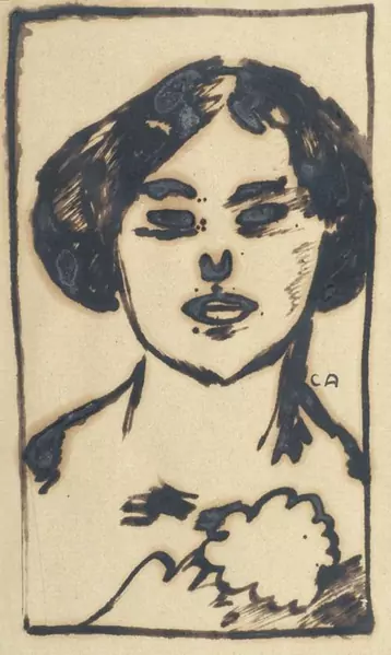 CUNO AMIET — Mädchenkopf. 1910. — Koller Auktionen