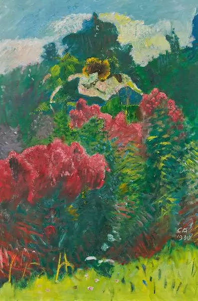 CUNO AMIET — Phlox. 1930. — Koller Auktionen
