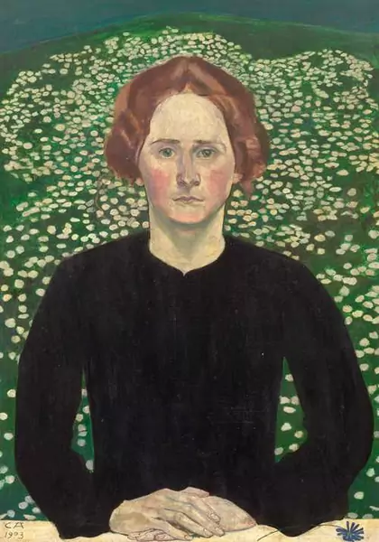 CUNO AMIET — Portrait of Susanna Michel-Mühlemann. 1903. — Koller Auktionen