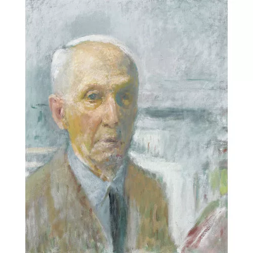 Cuno Amiet — Selbstbildnis um 1960.