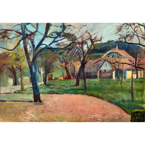 Cuno Amiet — "Frühling auf der Oschwand".