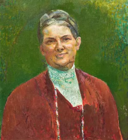CUNO AMIET — Bildnis Mina Flury-Luder. 1924. — Koller Auktionen