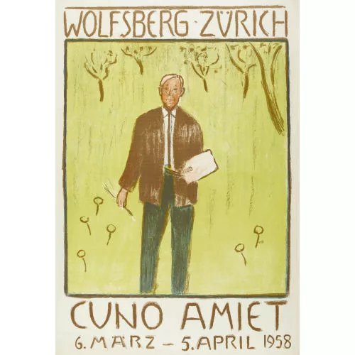 Cuno Amiet — "Wolfsberg Zürich Cuno Amiet 1958".