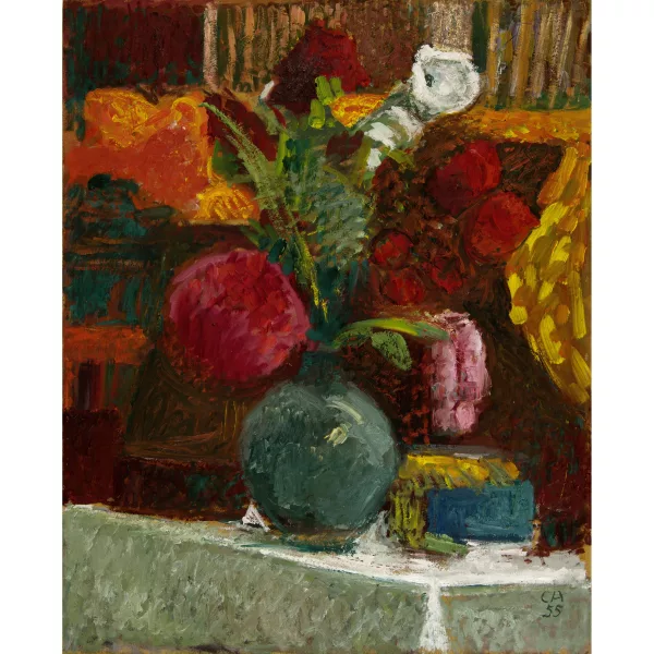 Cuno Amiet — Blumen in grüner Vase