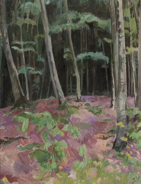 CUNO AMIET — Waldlandschaft. 1920. — Koller Auktionen