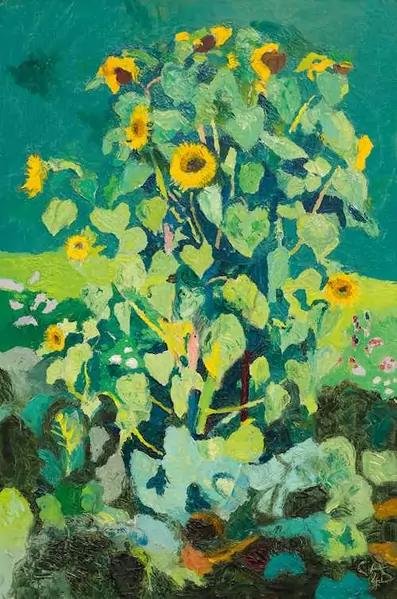 CUNO AMIET — Sunflowers. 1941. — Koller Auktionen