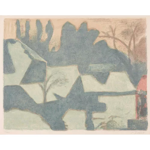 Cuno Amiet — Winterlandschaft auf der Oschwand.