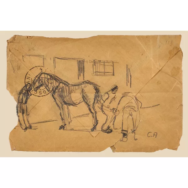 Cuno Amiet — Der Hufbeschlag.