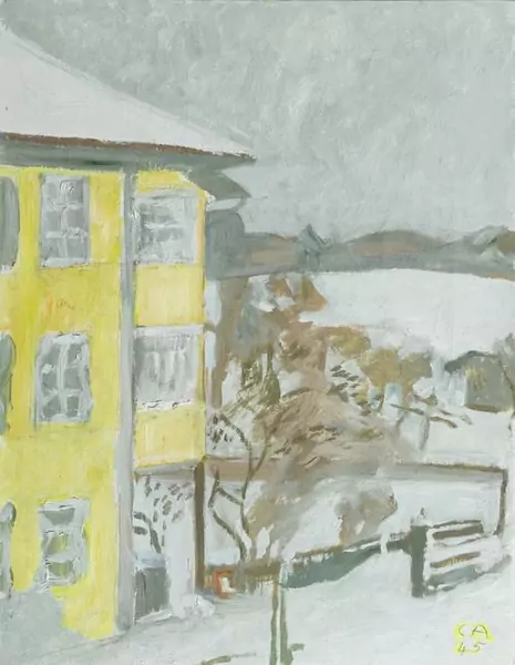 CUNO AMIET — Oschwand im Winter. 1945. — Koller Auktionen