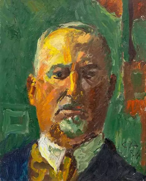 CUNO AMIET — Self-portrait. 1934. — Koller Auktionen