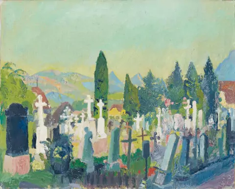 Stans, Friedhof, 1941