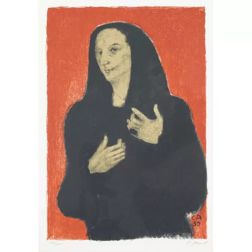Cuno Amiet — Porträt der Bildhauerin Germaine Richier.