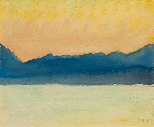 CUNO AMIET — Lake landscape. 1930. — Koller Auktionen
