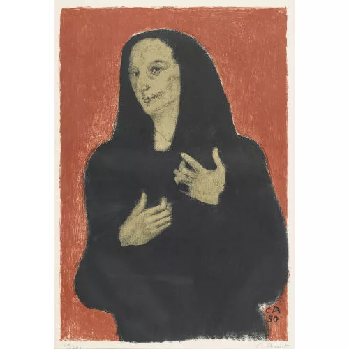 Cuno Amiet — Porträt der Bildhauerin Germaine Richier.