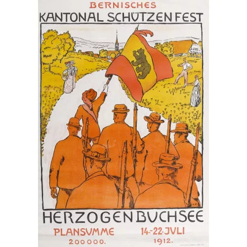 Cuno Amiet — "Bernisches Kantonal Schützenfest Herzogenbuchsee 1912".