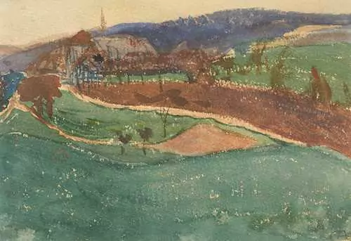 CUNO AMIET — Landschaft auf der Oschwand. — Koller Auktionen