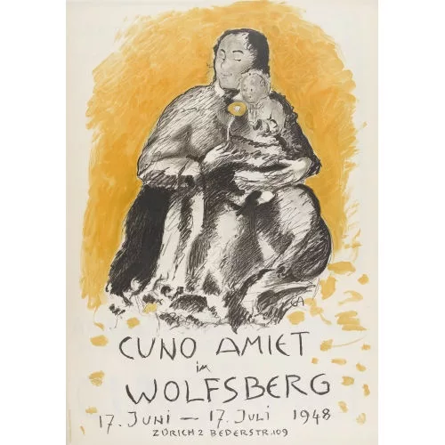 Cuno Amiet — "Cuno Amiet im Wolfsberg 1948".